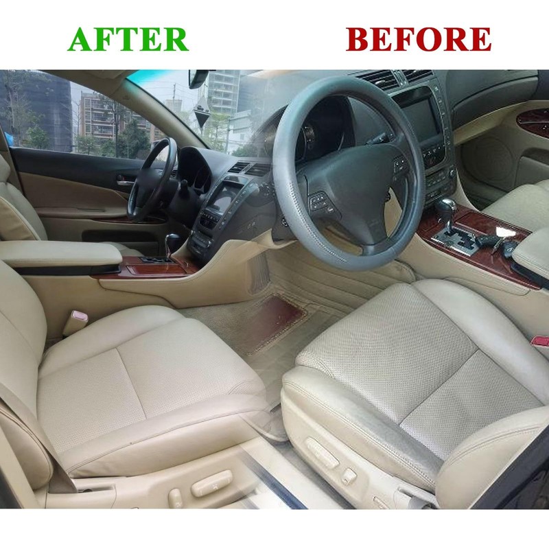 SecosAutoparts Front Driver Side Bottom Perforated Microfiber Leather Replacement Seat