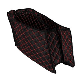 HCmotorku Motorcycle Saddlebag Liners 4" Extended Saddlebags Inserts Fits for Harley Touring Road King Road Glide Street Glide Electra Glide 2014-2023 (Red Thread)