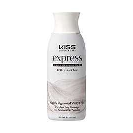 Kiss Express Color Semi- Permanent Crystal Clear 3.5oz by Kiss Express