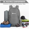 ZOMAKE Lightweight Packable Backpack 28L - Foldable Backpack Leger Sac
