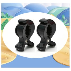 Stroller Pegs to Hook Muslin Sun Shade to Canopy, Wanfoou Black Car Seat Cover Clips, Nursing Cover, Pram Toy Holder, Blanket Clamp, Plastic Universal Clip, Stroller Clips Buggy Accessory, 12 PCS