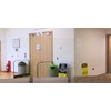 Precision-Milled Aluminum clamp Set for Office Privacy Panels. Includes Rubber-Grip