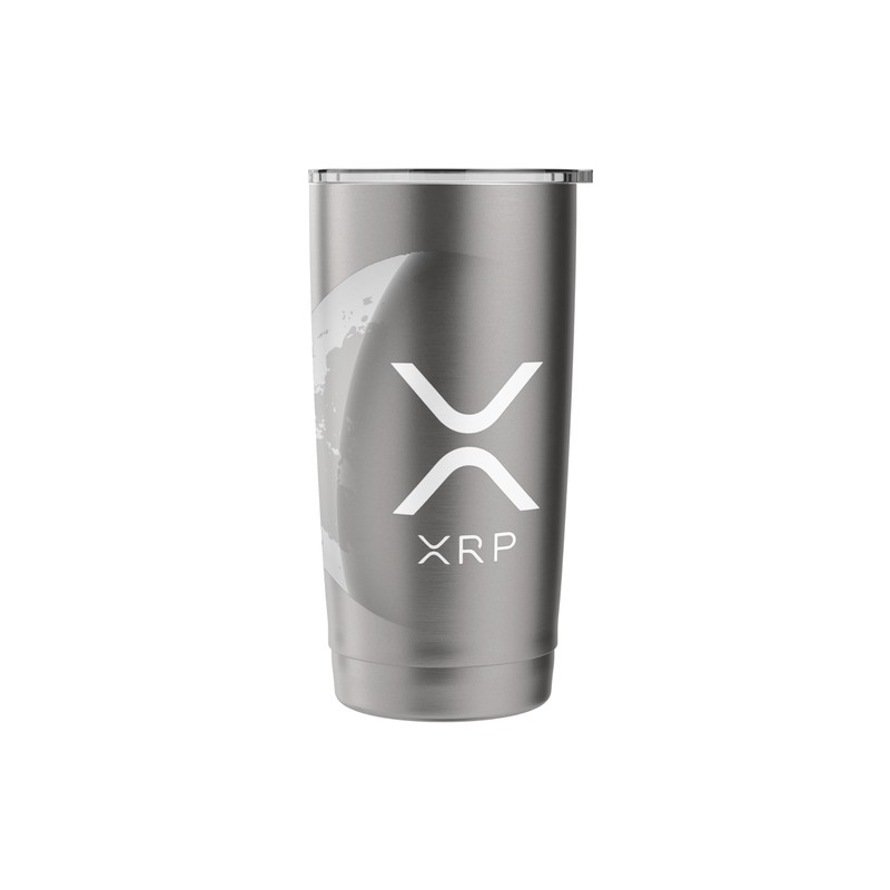 Internet money cryptocurrency Ripple XRP Moon Stainless Steel Insulated Tumbler