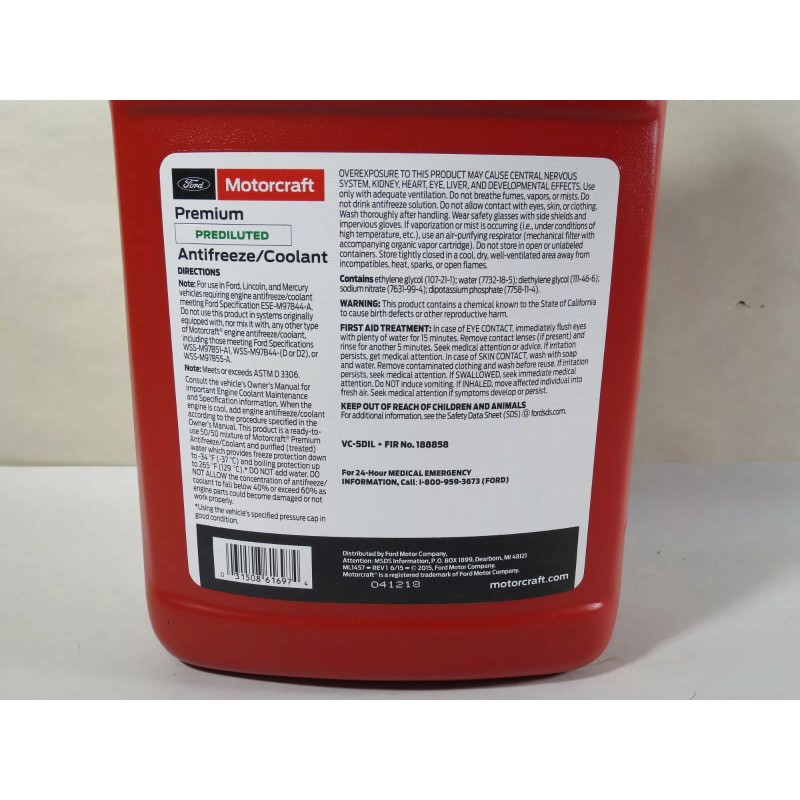 Motorcraft Engine Coolant / Antifreeze-Pre