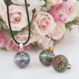 EUDORA Harmony Ball Bola de Grossesse Pregnancy Necklace Women, Pregnancy Prenatal Bell Mother Daughter Necklace Caller of Angel, Gifts for mom