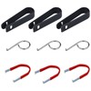 LWMLWM Pack of 9 Wheel Bolt Caps Tool, Wheel Bolt
