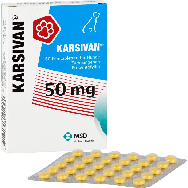 Karsivan 50 mg for senior dogs (60 tablets) more vitality