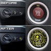 DECALEPIC Push Start Button Cover for Dodge Challenger Charger Accessories