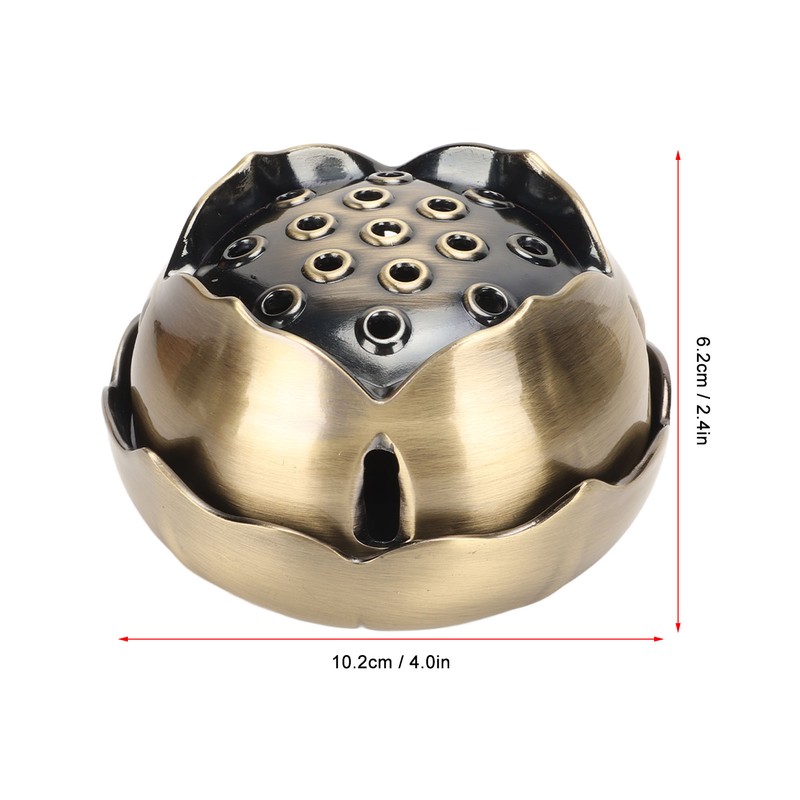 Incense Burner Antique Exquisite Metal Incense Burner Holder for Incense