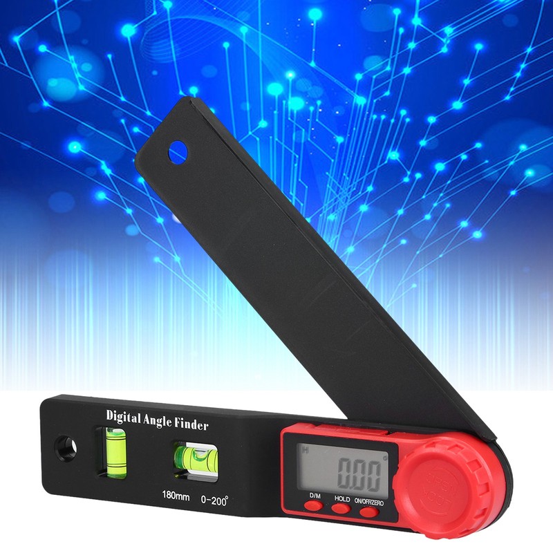 Digital Ruler Auto Shutdown Function LCD Display Engineering Plastics Digital