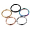 Kakonia 5 Pcs a Set 316L Stainless Steel Septum Piercing