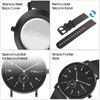 Dayllon Men's Watches Minimalist Ultra Thin Waterproof Fashion Dressy Watch