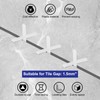 uxcell 1200Pcs Tile Spacers, 1mm 1/32" Cross Shape Wall Floor