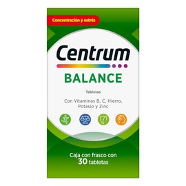 Centrum Multivitamínico Balance Frasco con 30 tabletas