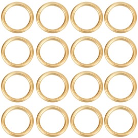 Beebeecraft 20Pcs/Box 5mm Close Jump Rings 14K Gold Filled Brass Round Circle Small O Ring Connectors Closed Jump Ring Findings for Jewelry Making Earring Necklace Bracelet Supplies DIY Crafts