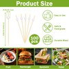 Golf Toothpicks - 100 PCS Golf Themed Toothpicks, 4.72 Inch