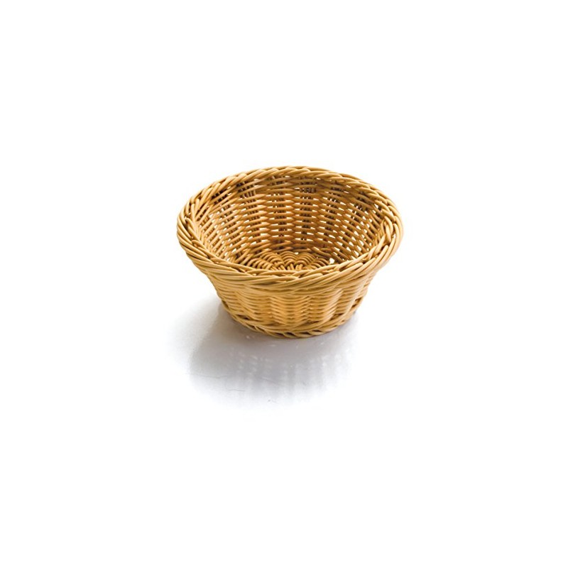 Lacor Round Bread Basket 21X21X8, Polypropylene, Beige, 21 x 8