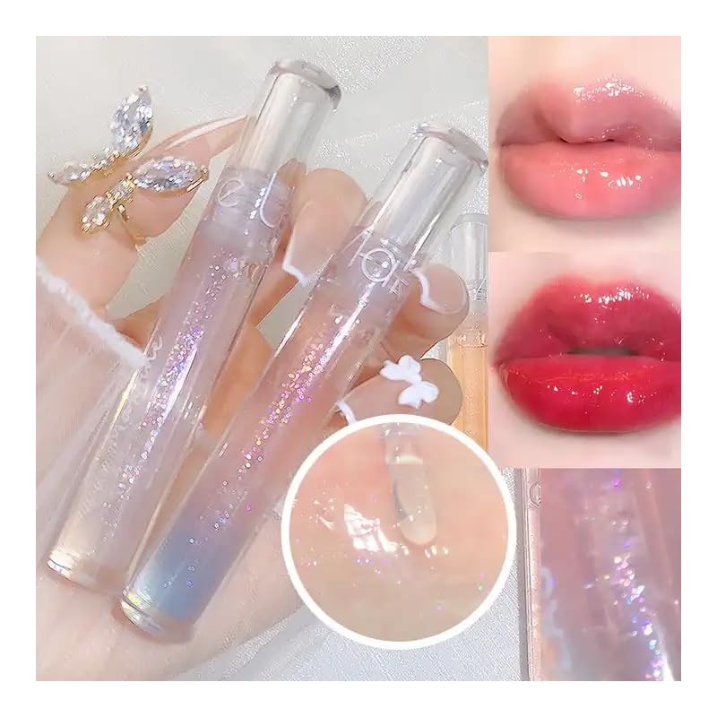R.Y.M Lip Gloss Clear Glossy, Stay Moisturizing, Hydrating, Dry Lip