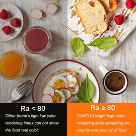 DUNTUO LED Interior Light Bar Touch Switch 12V/24V DC Waterproof IP67 Van Cargo Area Light for Boat Camper Trailer Truck Lorry RV Led Porch Awning Lighting