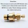 QISF Upgrade HFCM Water Separator Drain Plug Valve Compatible with