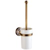 Toilet Brush with Holder for Bathroom Antique Bronze Wall Mounted