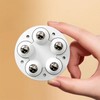 APKULEEP Upgrade Self Adhesive Caster Wheels, 5 Stainless Steel Balls
