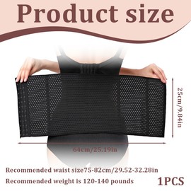 EIH1 Pack of 1 Postpartum Postpartum Belt for Women, Belly Belt After Birth Caesarean Section, Postpartum Postpartum Belt Pregnancy Belly Belt (Black), multicoloured