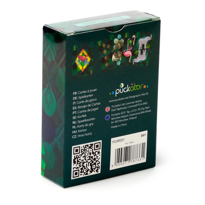 Puckator Animal Kingdom Standard Playing Card Deck