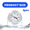 Heating Pipe Thermometer, Pack of 3, Temperature Display with Clip-On