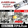 HID Shop H3 LED Headlights, Powerful Light, White, Compliant with