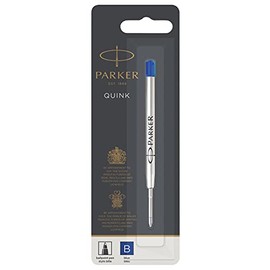 Parker Ballpoint Pen Refill | Broad Point | Blue QUINKflow Ink | 1 Count