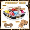 Yaomiao 24 Sets Graduation Charcuterie Boxes with Ropes and Cards