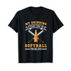 My Drinking Team Has Softball Problem Beer Softball Pitcher T-Shirt