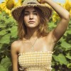 Collar Girasol Para Mujer Chapado En Oro De 18 Quilates