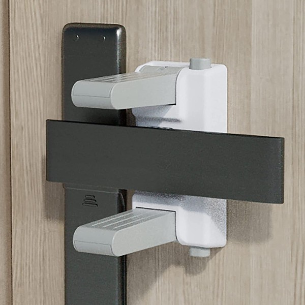 [Upgrade 2.0] BECOMTO Childproof Door Lever Lock(2 Pack+ 2 Door