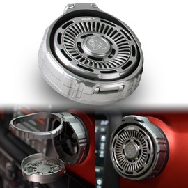 JUSNBASR Air Vent Cup Holder CNC Machining, Cool Accessories for Men Car Enthusiasts Compatible with 2018 2019 2020 2021 2022 2023 2024 Jeep Wrangler JL