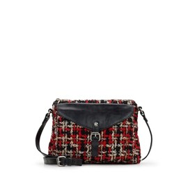 Patricia Nash Avellino Women's Crossbody Purse - Leather Crossbody Bags for Women, Black Purse Bag for Women, Go-Anywhere Style In Real Leather Crossbody Purses for Women, Bouc