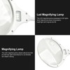 Magnifying Lamp 6 LED 2 Gears Optical Lens Adjustable Foldable