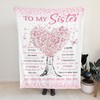 Sister Blanket, Sister Gifts from Sister Brother, Birthday Gifts Ideas