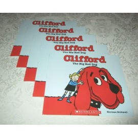 Clifford The Big Red Dog Norman Bridwell (Set of 5, Level J) 9" x 10.5" Size
