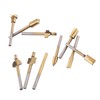 10pcs HSS Titanium Coated Woodworking Edge Cutters Trimmer Router Machine
