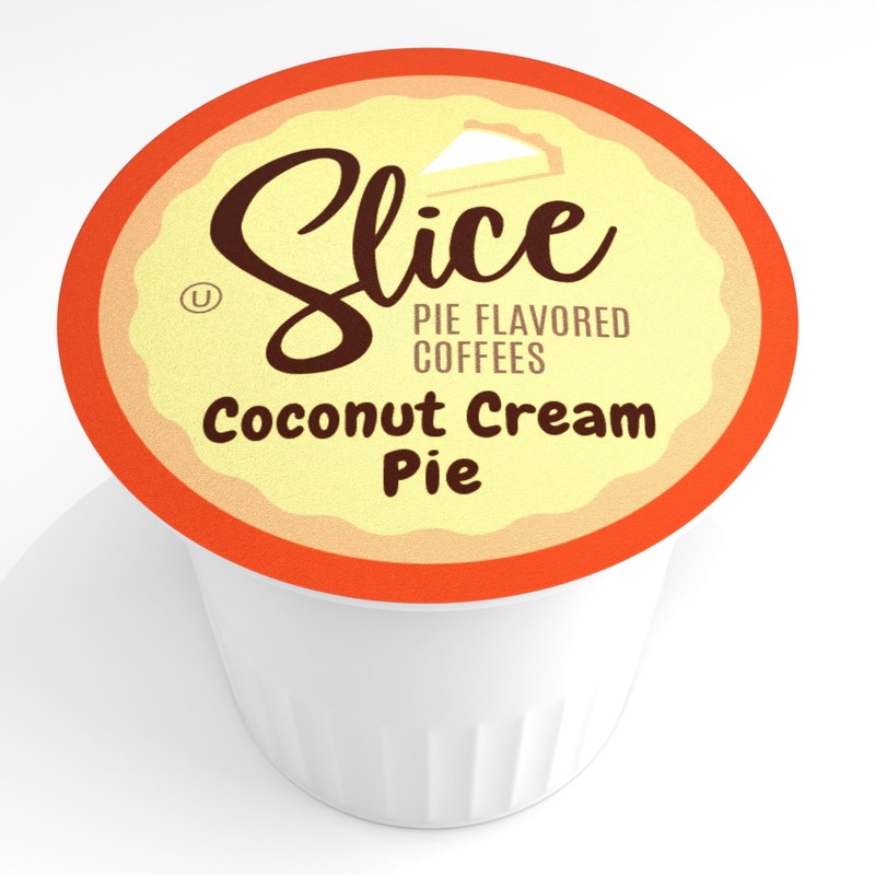 Slice Coffee Flavored Coffee, Pie for Keurig K Cup Brewers,