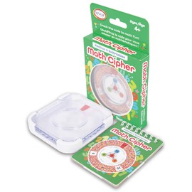 Math Cipher Addition Subtraction Flash Cards, Math Games and Learning Activities for Kids, 80 Challenges & 24 Cards for Solving Number Equations