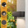 ledscom.de WAST Wall Socket for Outdoor Use, IP44, 2-Way, Anthracite,