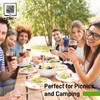 2ZEBRAZ Bamboo Cutlery Set – 100 Disposable Utensils (50 Forks,