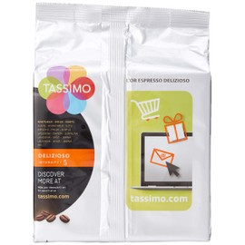 Tassimo T Discs L'OR Espresso Delizioso 104 g (1 Pack 16 T discs/pods)