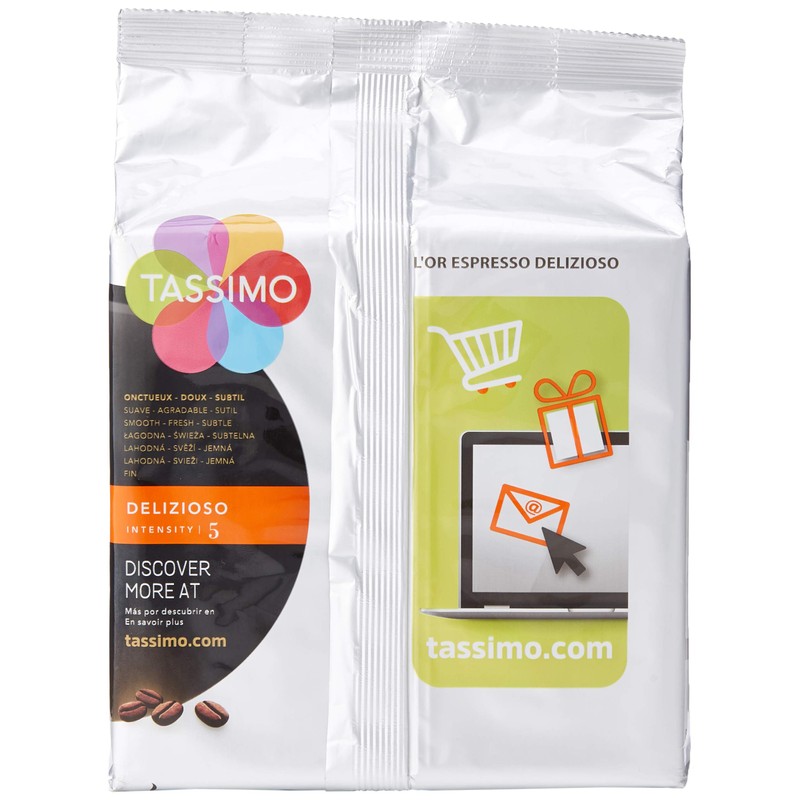 Tassimo T Discs L'OR Espresso Delizioso 104 g (1 Pack