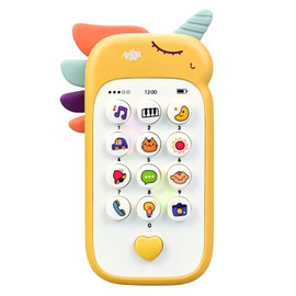 1st Birthday Gifts for Boys Girls Baby Phone Toys Musical Sounds Toys for Babies 12-18 Months Baby Phone Toy with Early Education & Music Toys for 1 2 Year Old Girls Birthday Present Gifts Age 6m+