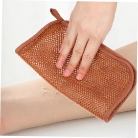 FRCOLOR 8Pcs Exfoliating Wash Cloths Elastic and Stretchable Bath Cloths for Deep Cleansing and Exfoliation for Body and Face Easy to Multicolored Purple Dark