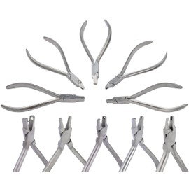 VISION TEK MED Set Of 5 Orthodontic Dental Pliers Thermal Forming Retainer Clear Aligner Braces Plier
